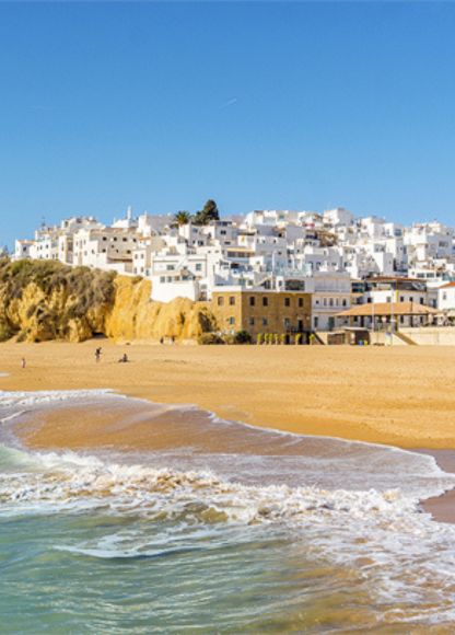 Strand bij Albufeira