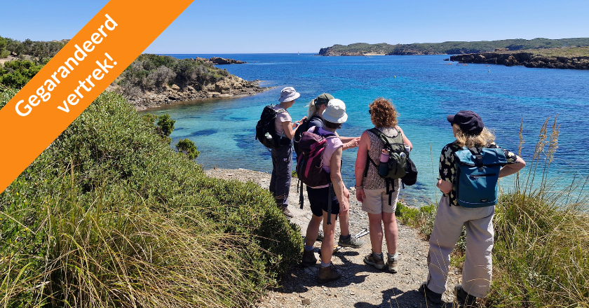 Wandelvakantie Menorca gegarandeerd vertrek