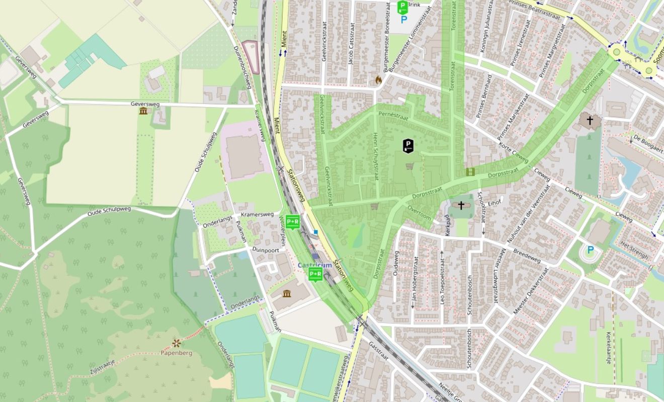Parkeren station Castricum