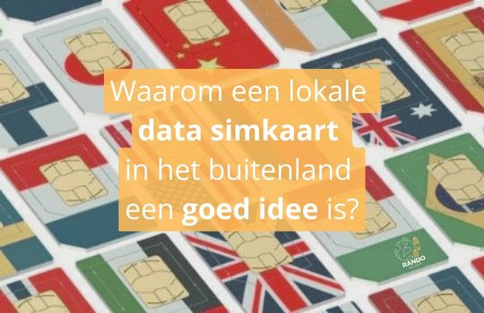 Data simkaart Rando Reizen