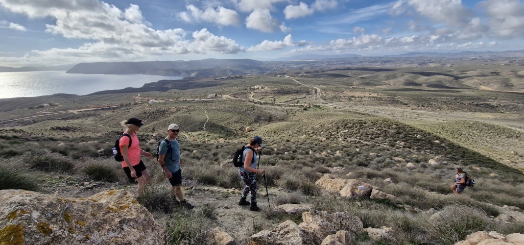 Herfstwandeling in Andalusië met uitzicht op Cabo de Gata
