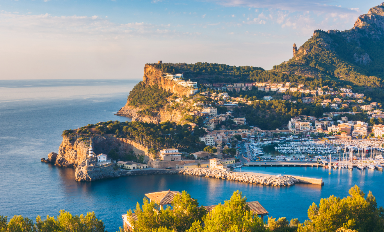 Port de Sóller op Mallorca