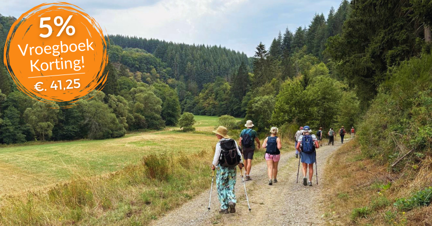 Wandelvakantie Duitsland Vulkaaneifel vroegboekkorting