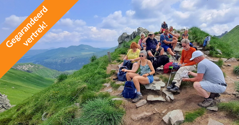 Wandelen in de Auvergne Gegarandeerd vertrek