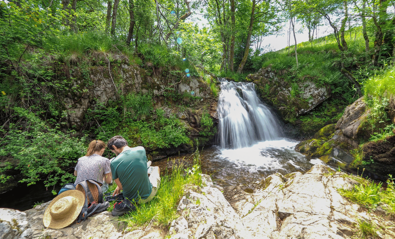 Watervallen in de Auvergne